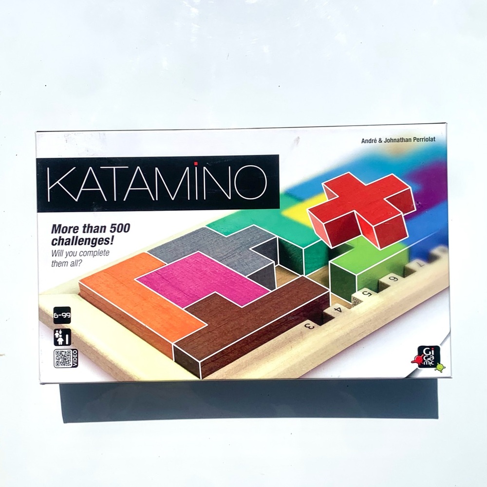 Katamino Wood Puzzle Game By Gigamic 1 to 2 Players All Ages